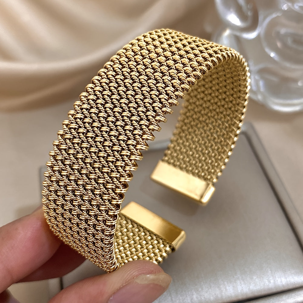 Lucas & Lèa Paris | Bracelet en Acier Plaqué Or