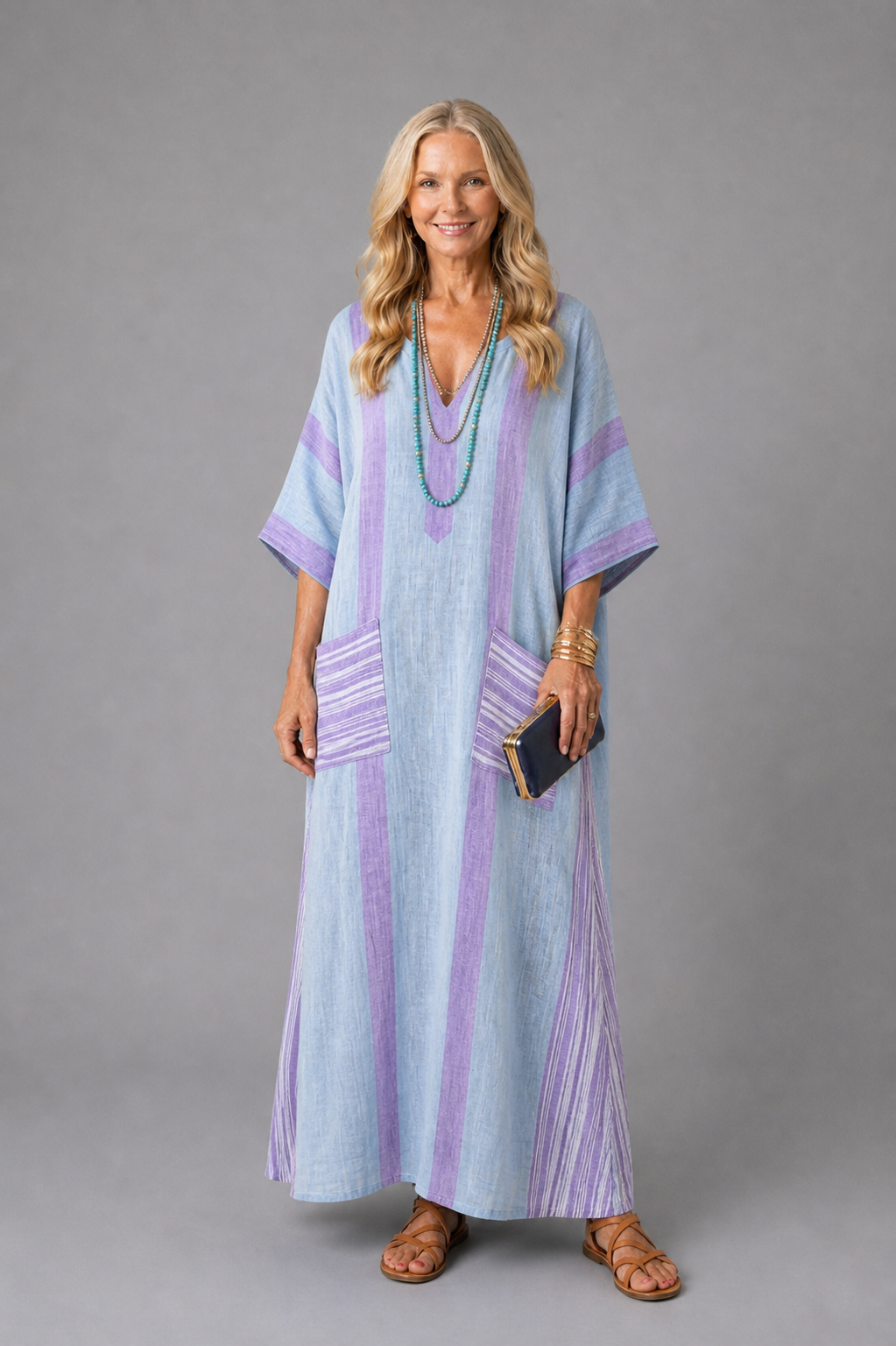 Orien | Robe Midi Poche Light Flow