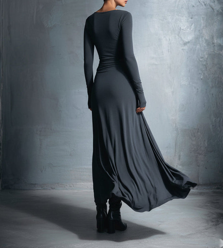 Mildred · Robe maxi avec nœud sur le côté