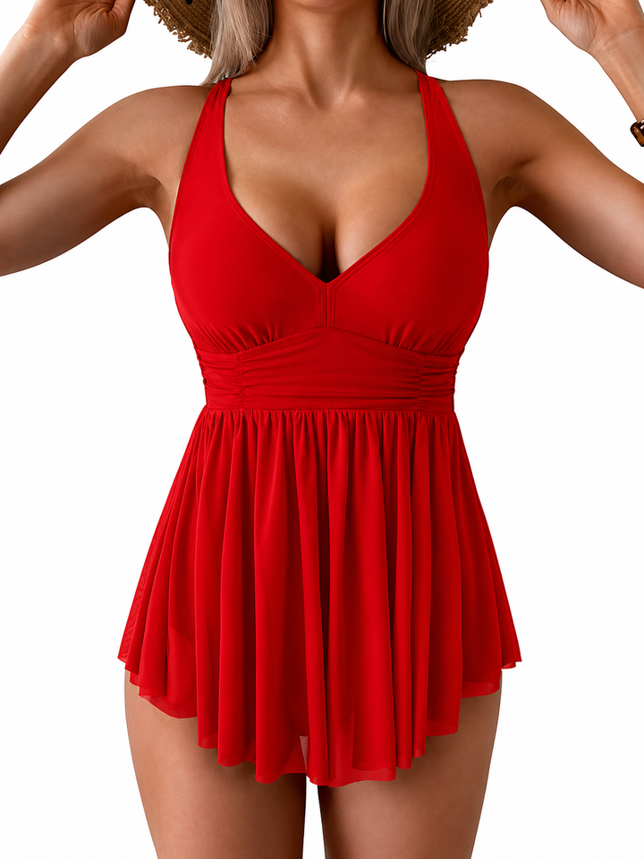 Robe de Bain Amincissante à Résille