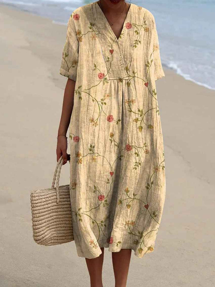 Merel | Robe Maxi Florale Vintage