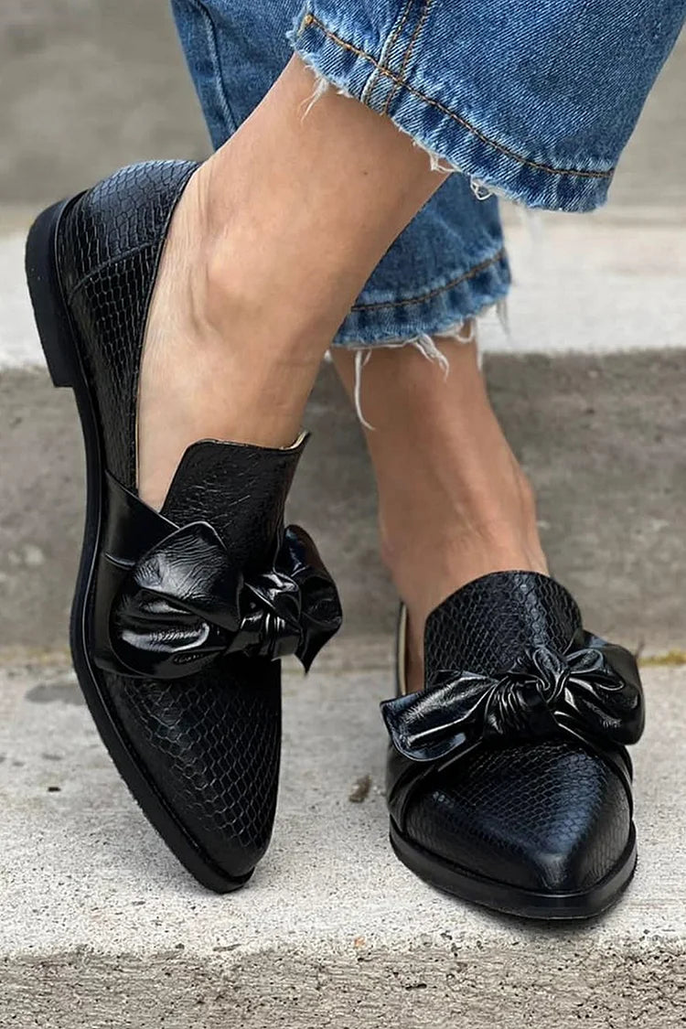 Amit™ | Mocassins Luxe avec Nœud