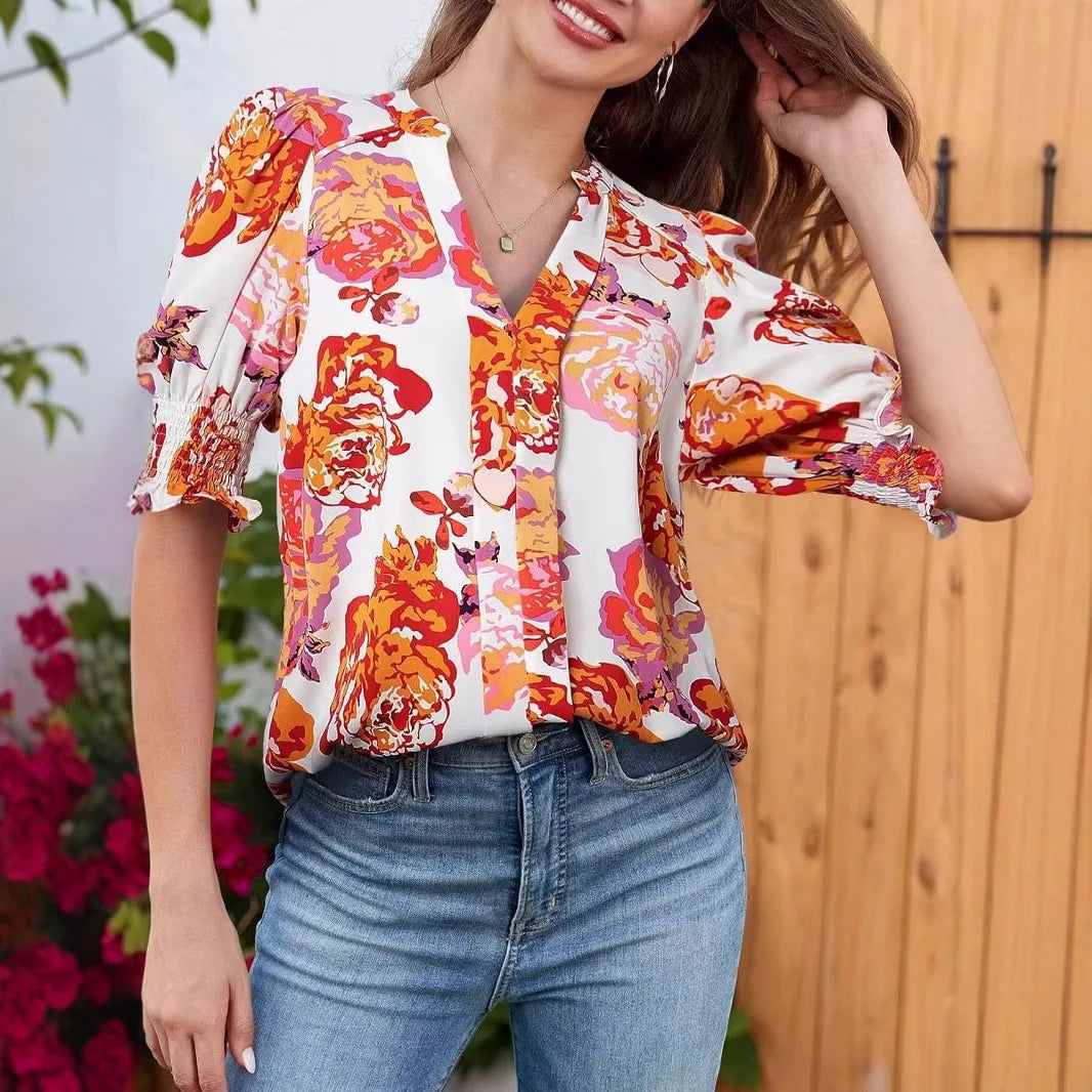 Femme Longue Fluide Blouse – Til