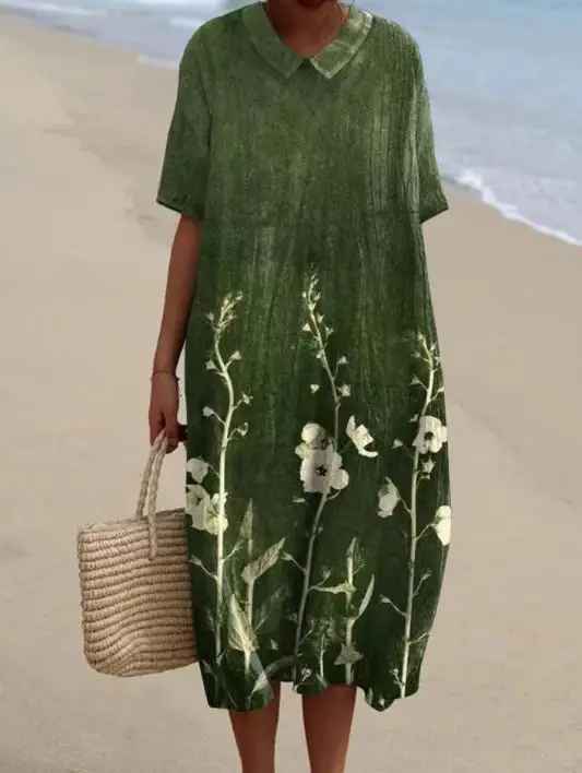 Merel | Robe Maxi Florale Vintage
