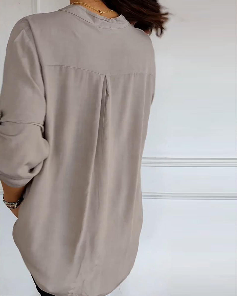 Seo-A | Chemise Décontractée Manches Longues pour Femmes