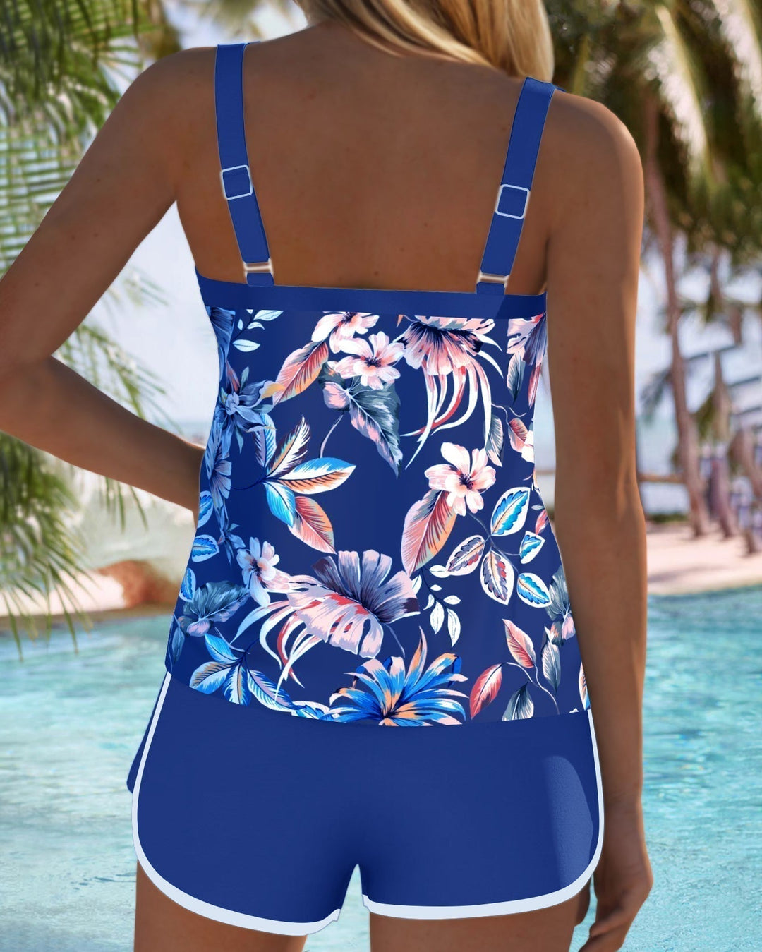 Rachelle - Ensemble de Tankini Floral Raffiné