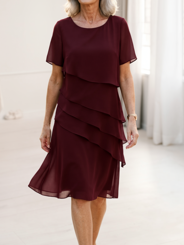 Linda | Robe à volants Élégante et Confortable