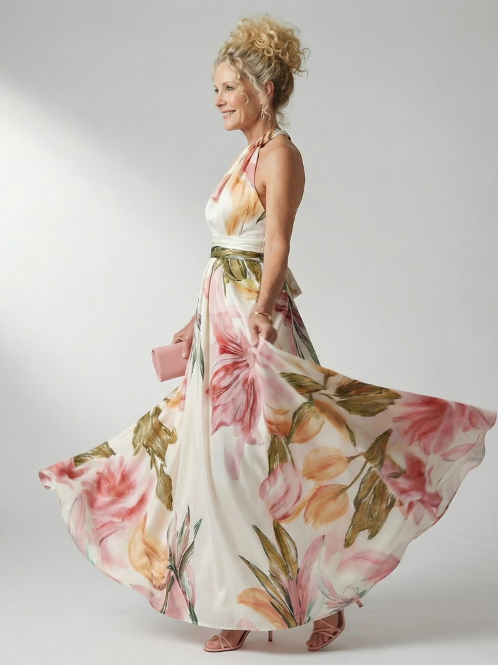 Emilia | Robe maxi florale