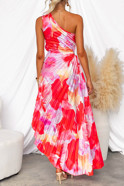 Yanira™ | Robe Plissée à Épaule Unique