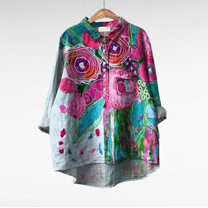 Thérèse | Élégante Blouse d'Été