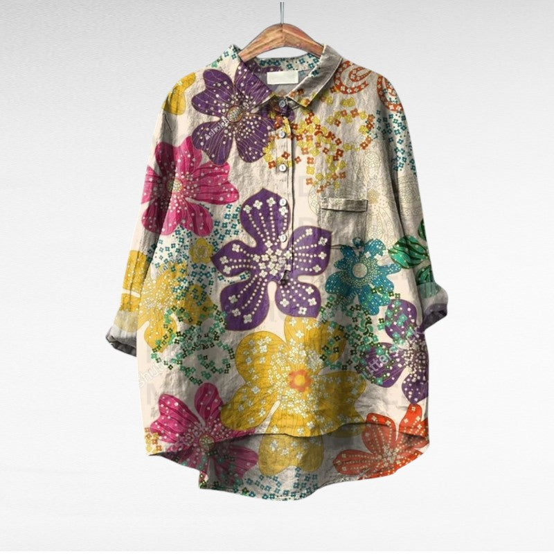 Thérèse | Élégante Blouse d'Été