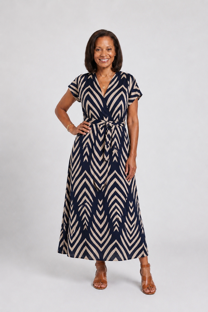 Ora | Robe Midi Imprimée Airy Fit
