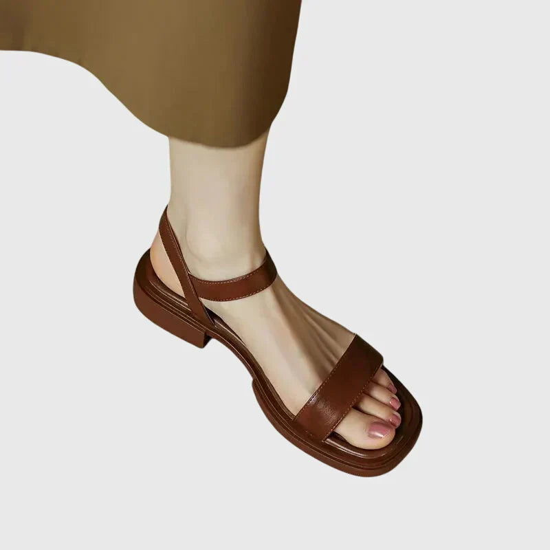 Celestia™ | Sandales en Cuir Orthopédiques