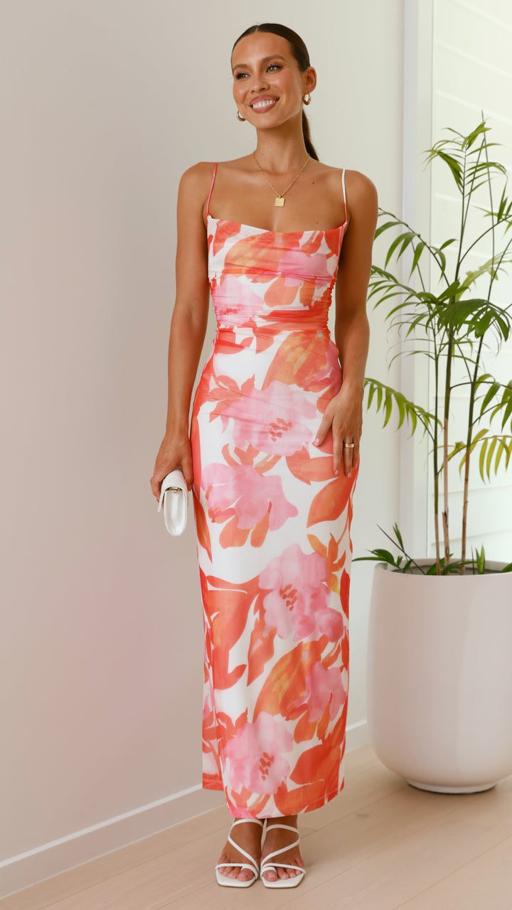Ashley - Robe Maxi Fleurie