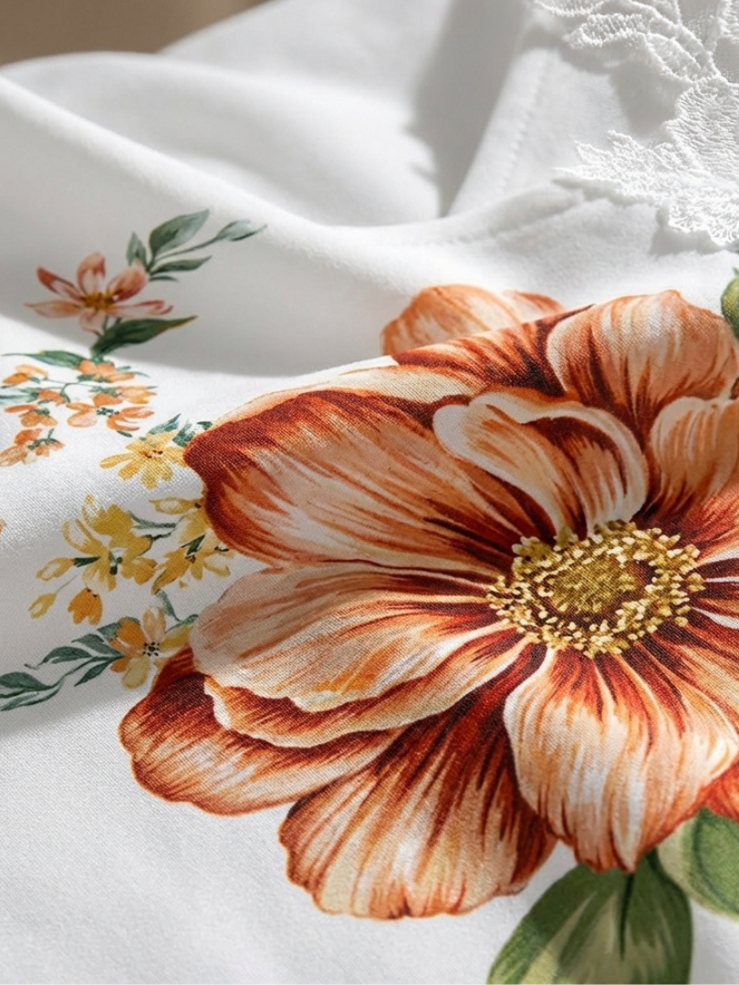 CAMILA | ROBE MAXI A-LINE FLORALE À ÉPAULES DÉNUDÉES