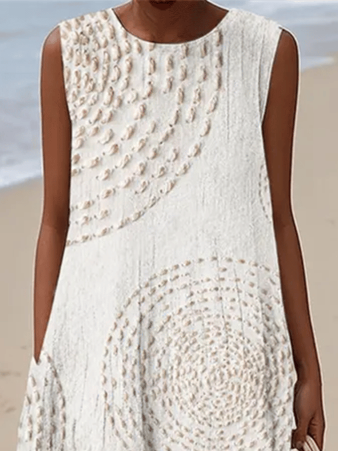 Robe imprimée brise d'été
