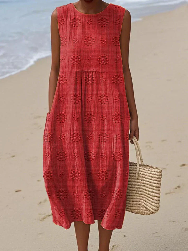 Robe imprimée brise d'été