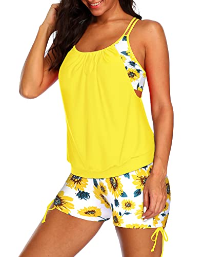 Ensemble Tankini Croisé Maintien Renforcé