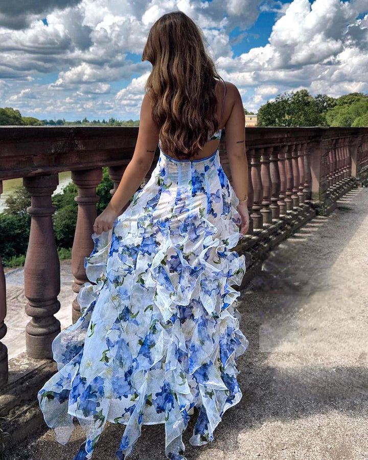 Uri™ | Robe Midi Florale Volante