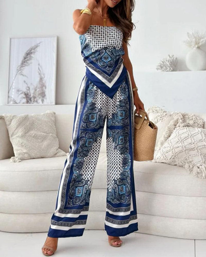 Helen | Ensemble de vêtements à lacets stylé prêt pour les vacances