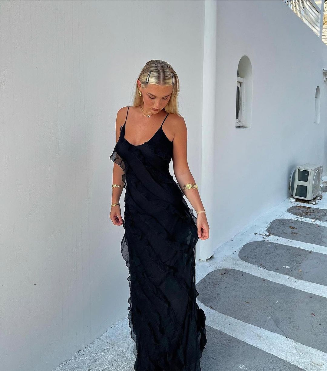 Eila™ | Robe Maxi Volantée