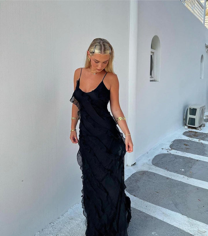 Eila™ | Robe Maxi Volantée