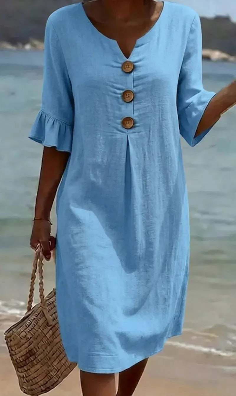 Radmila™ | Robe à Manches Longues Texturée