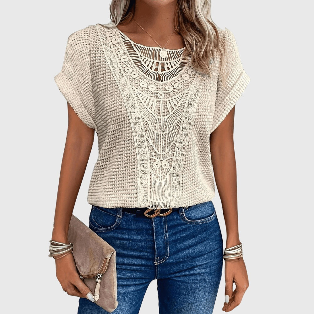Pearl™ | Blouse Élégante Style Ibiza