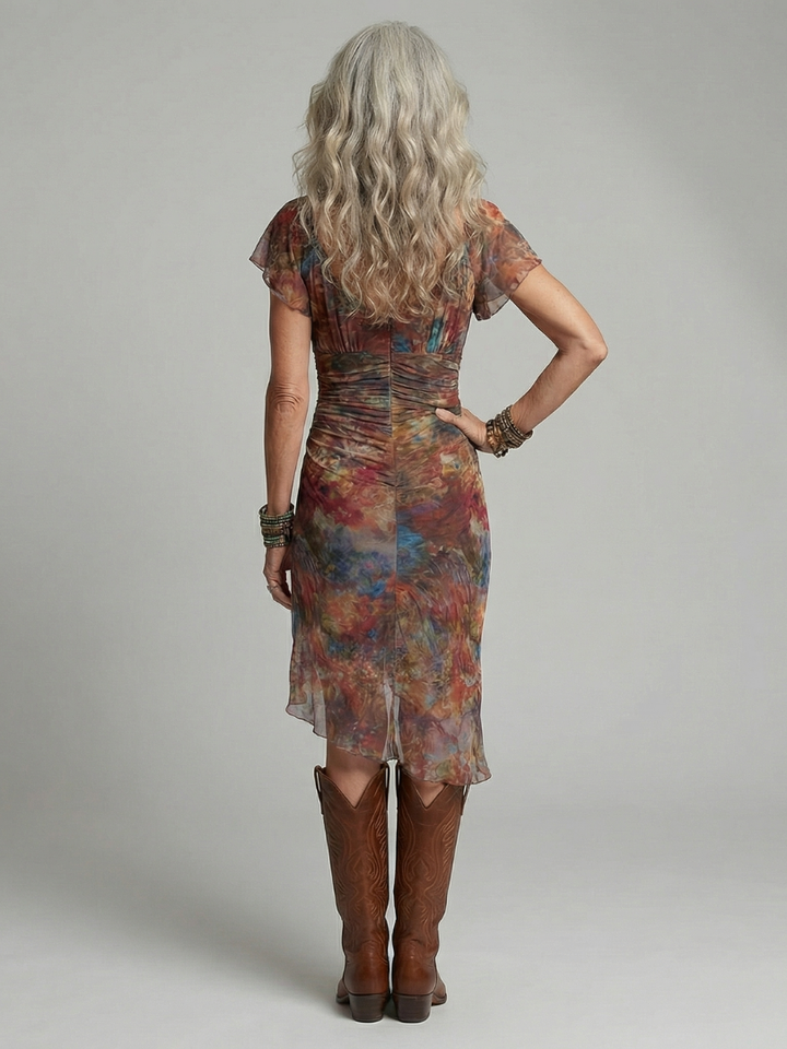 Camila | Robe midi halter
