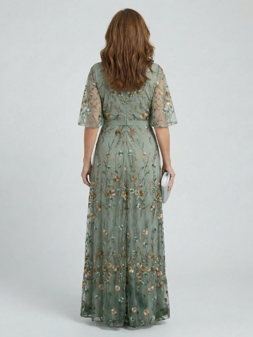 Ana | Robe maxi halter florale
