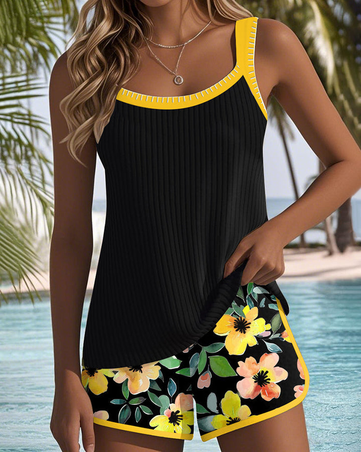 Matilda | Ensemble de Tankini à Deux Pièces pour Plage
