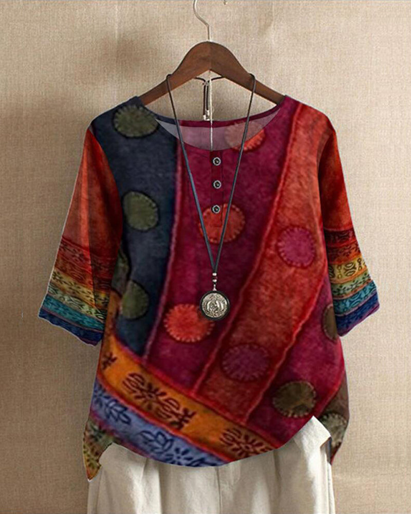 Joyce | Top boho vintage