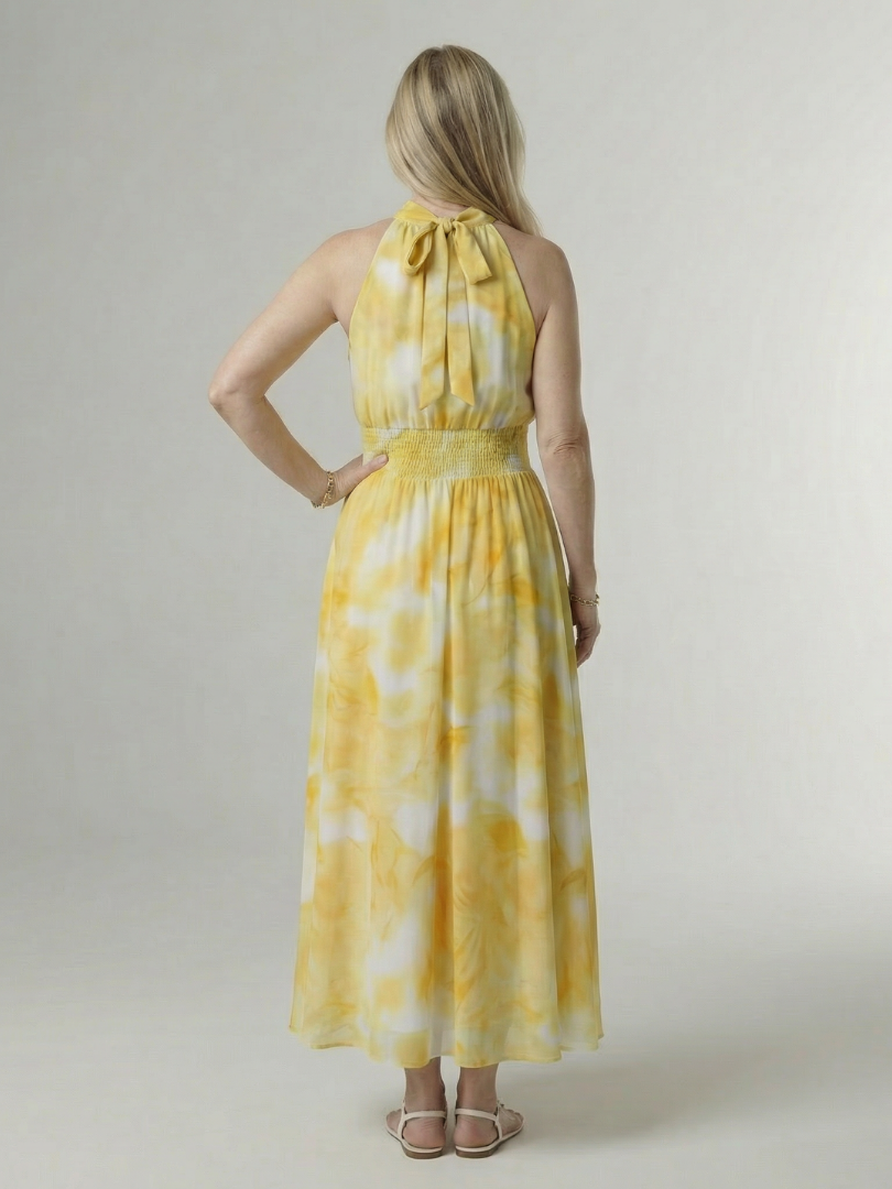 Martina | Robe midi halter