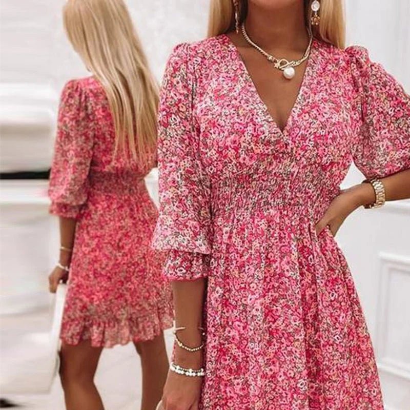 Sunna - Robe Florale Élégante