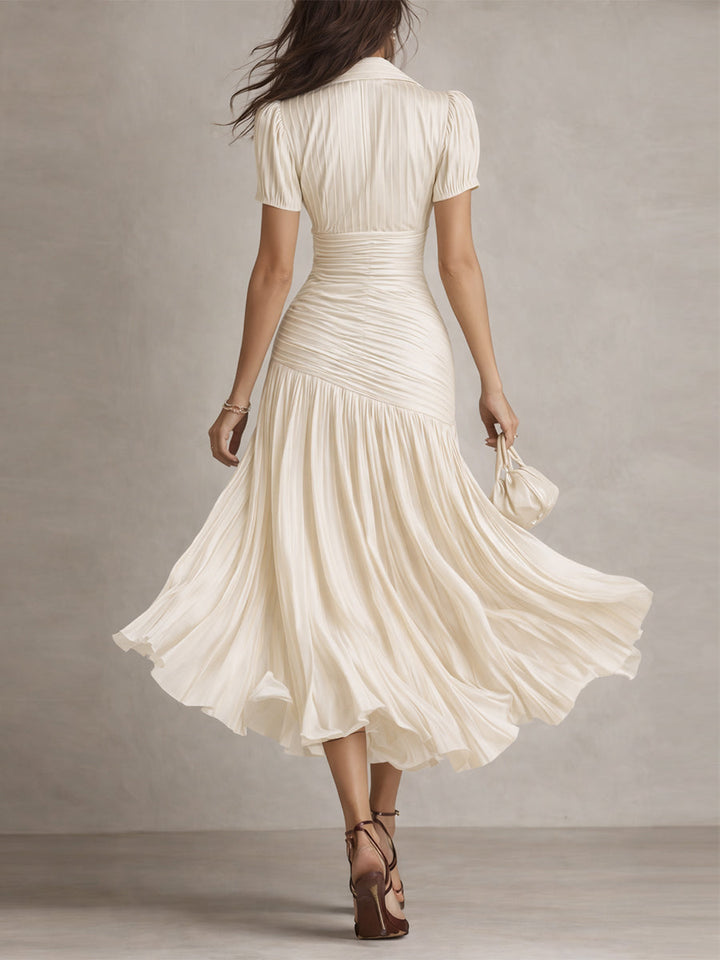 Frances ∙ Robe Midi Rayée Rétro