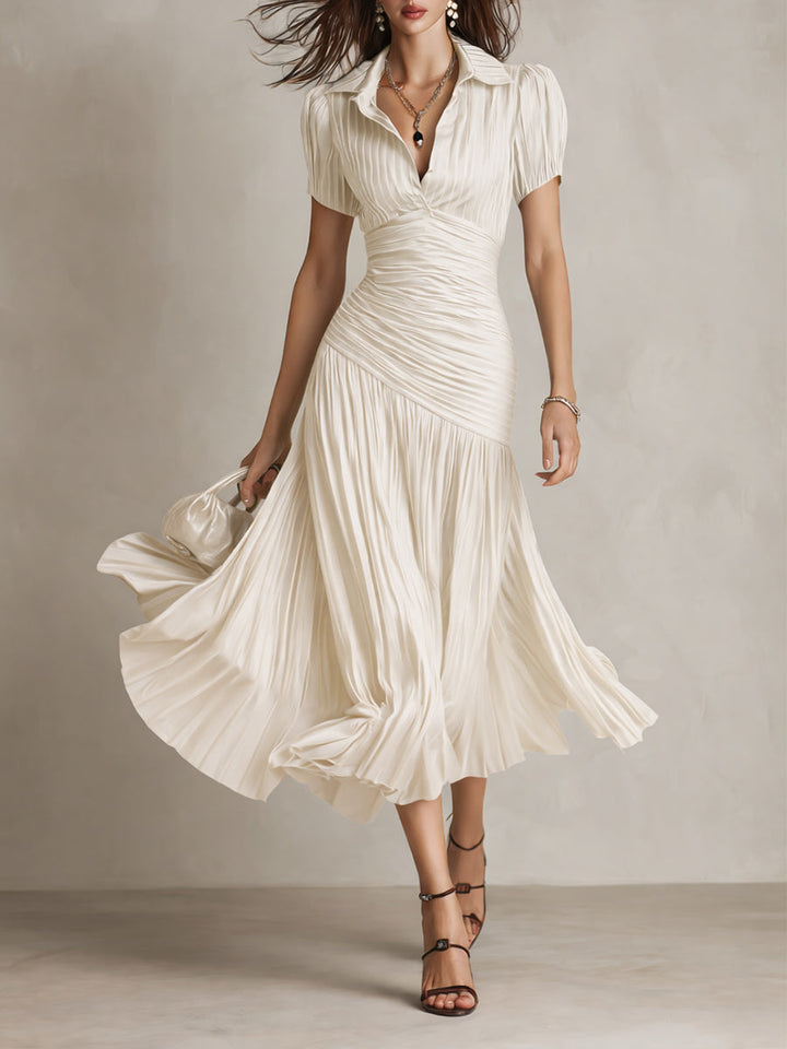 Frances ∙ Robe Midi Rayée Rétro