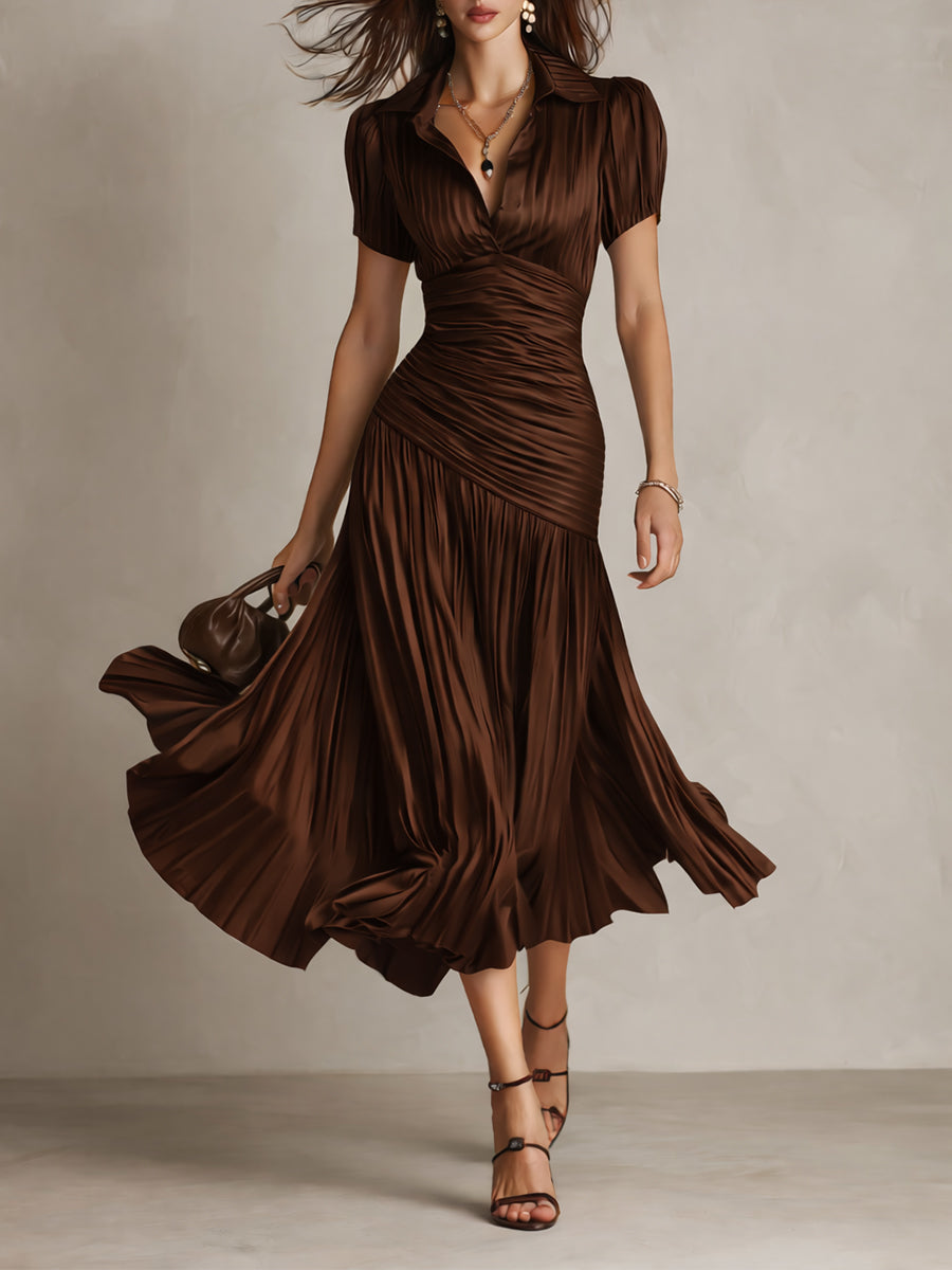 Frances ∙ Robe Midi Rayée Rétro