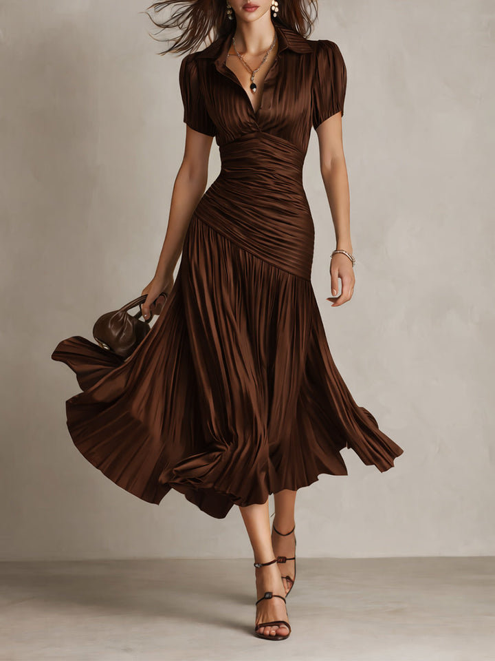 Frances ∙ Robe Midi Rayée Rétro