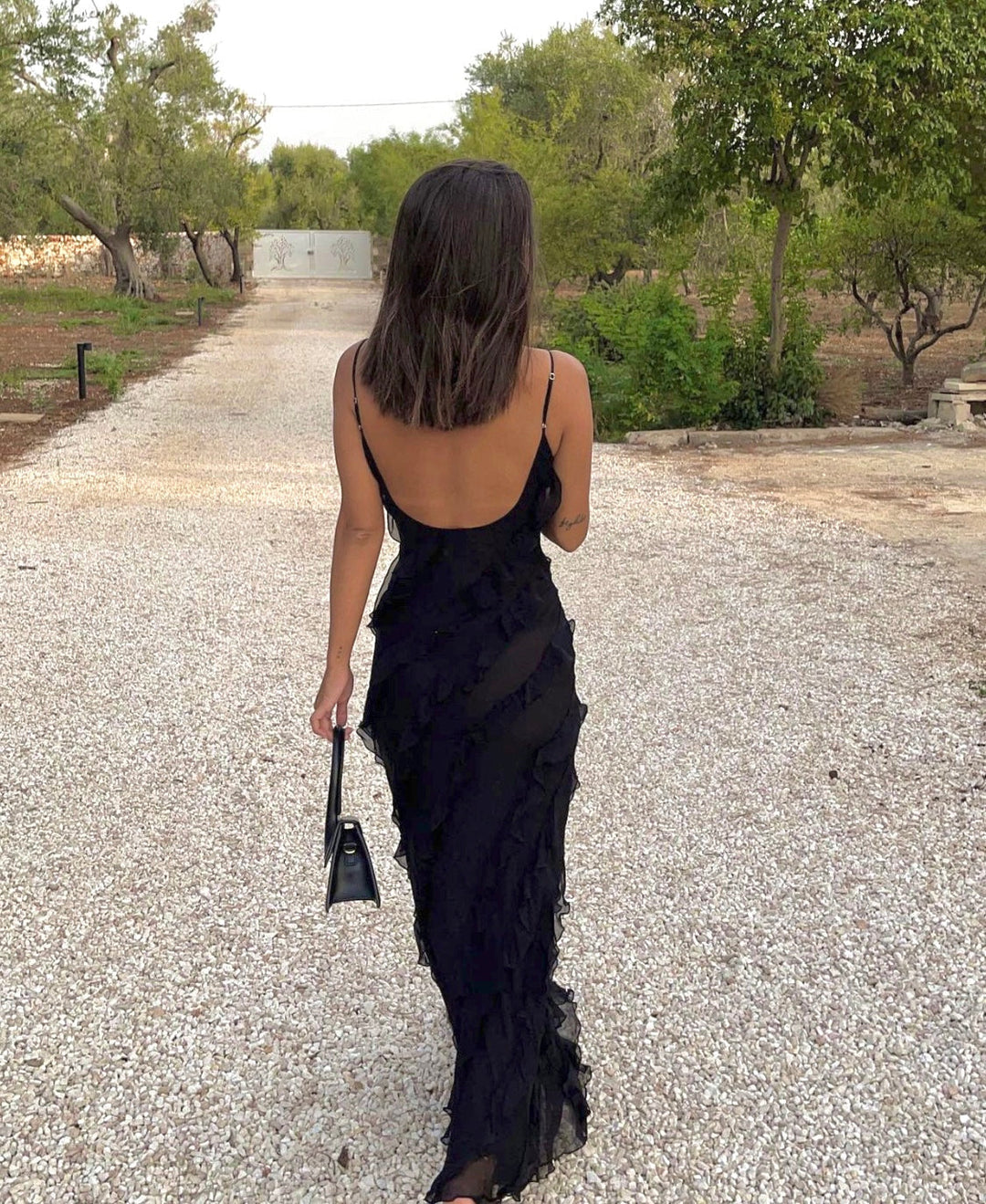 Zara - Robe Maxi Volante