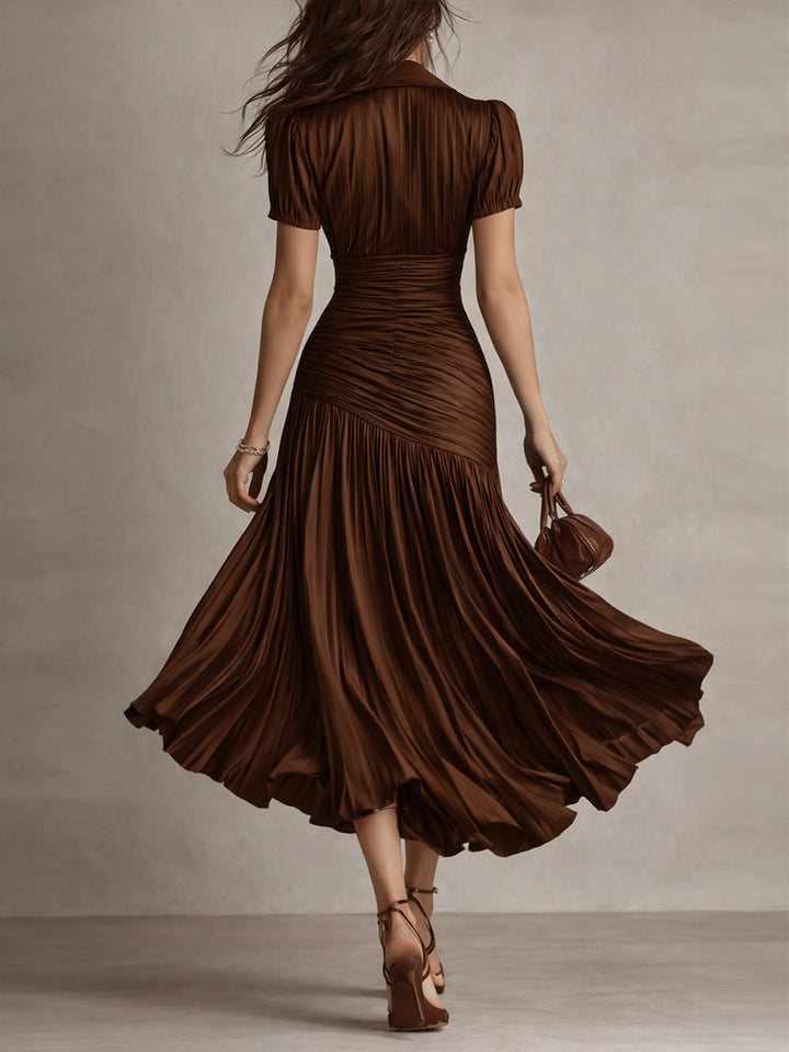 Frances ∙ Robe Midi Rayée Rétro
