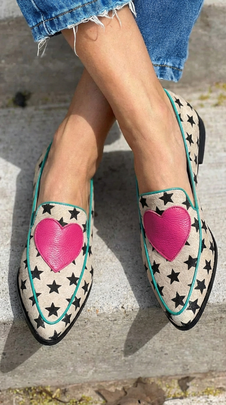 Nogah™ | Mocassin à enfiler au cœur ludique
