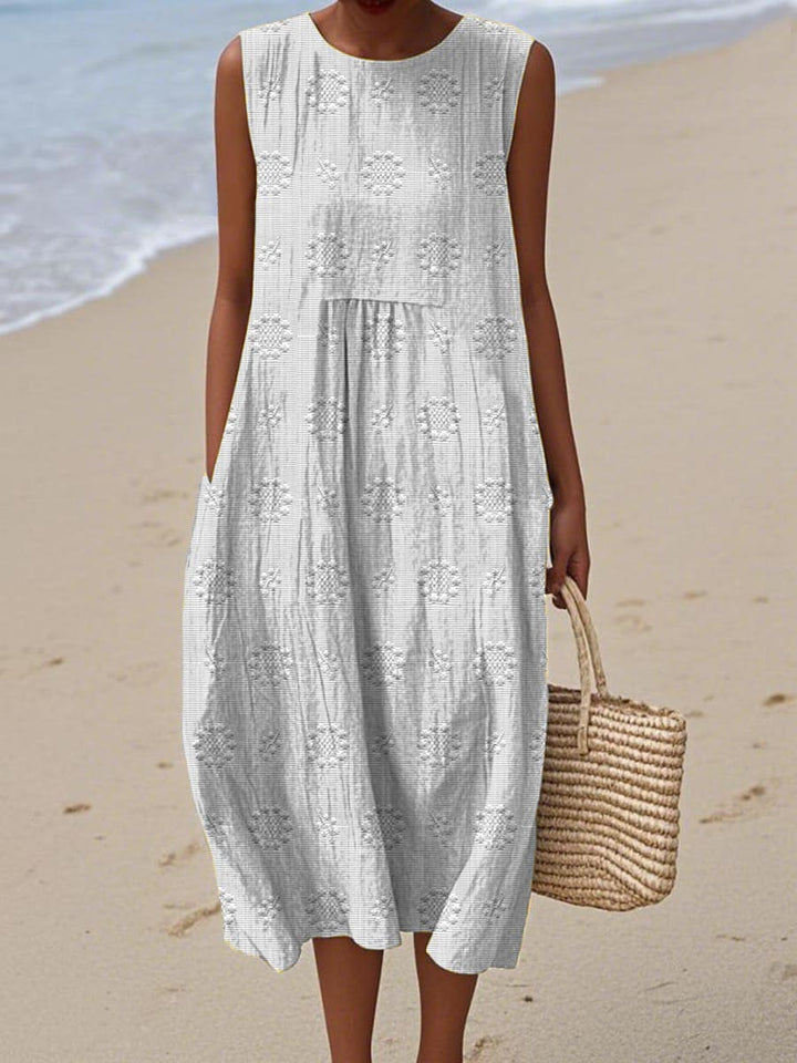 Robe imprimée brise d'été