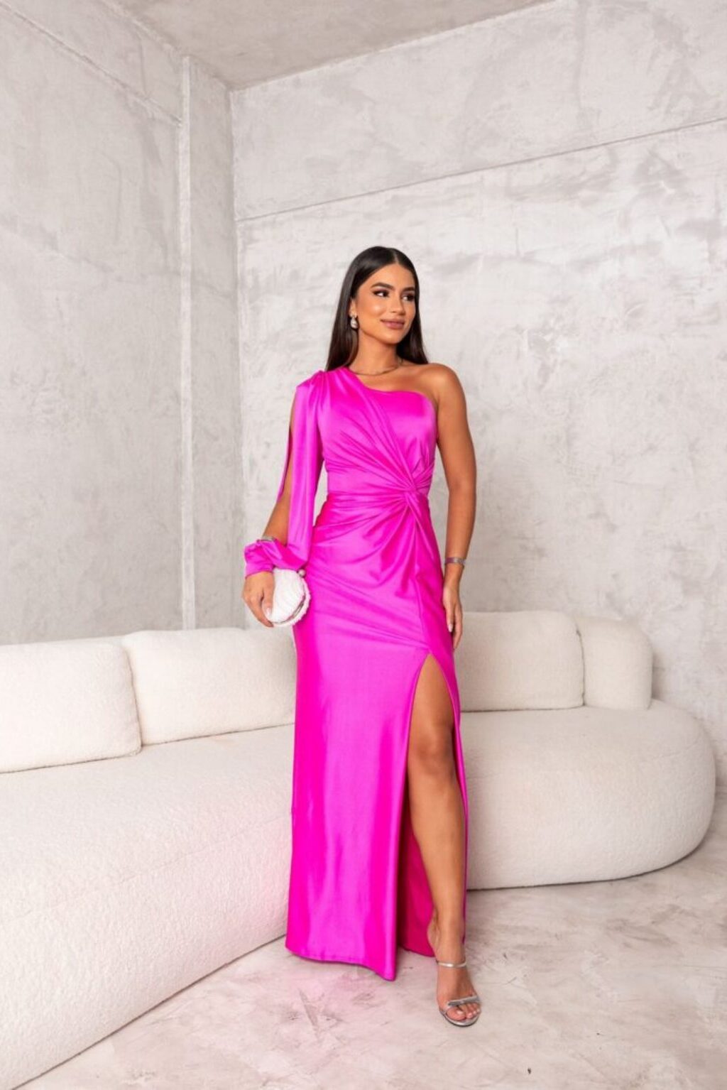 Riley | Robe Maxi de Soirée à Une Épaule