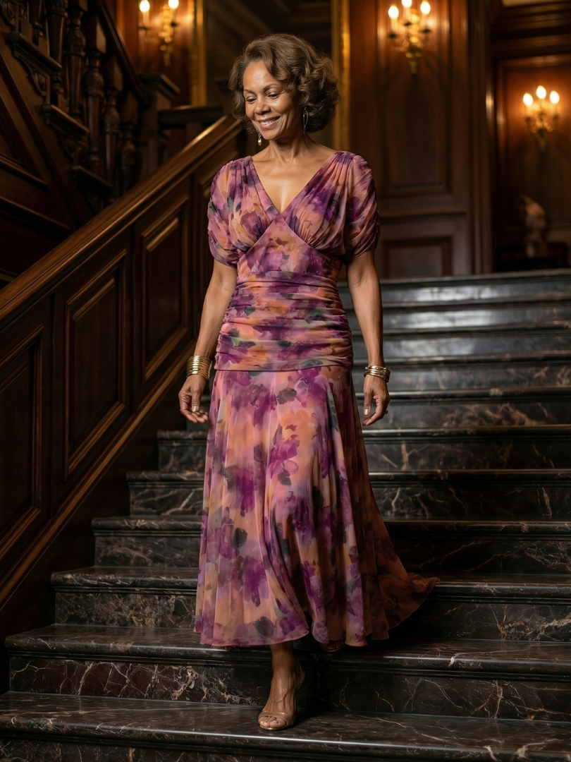 Juanita | Robe midi de style "gitane"