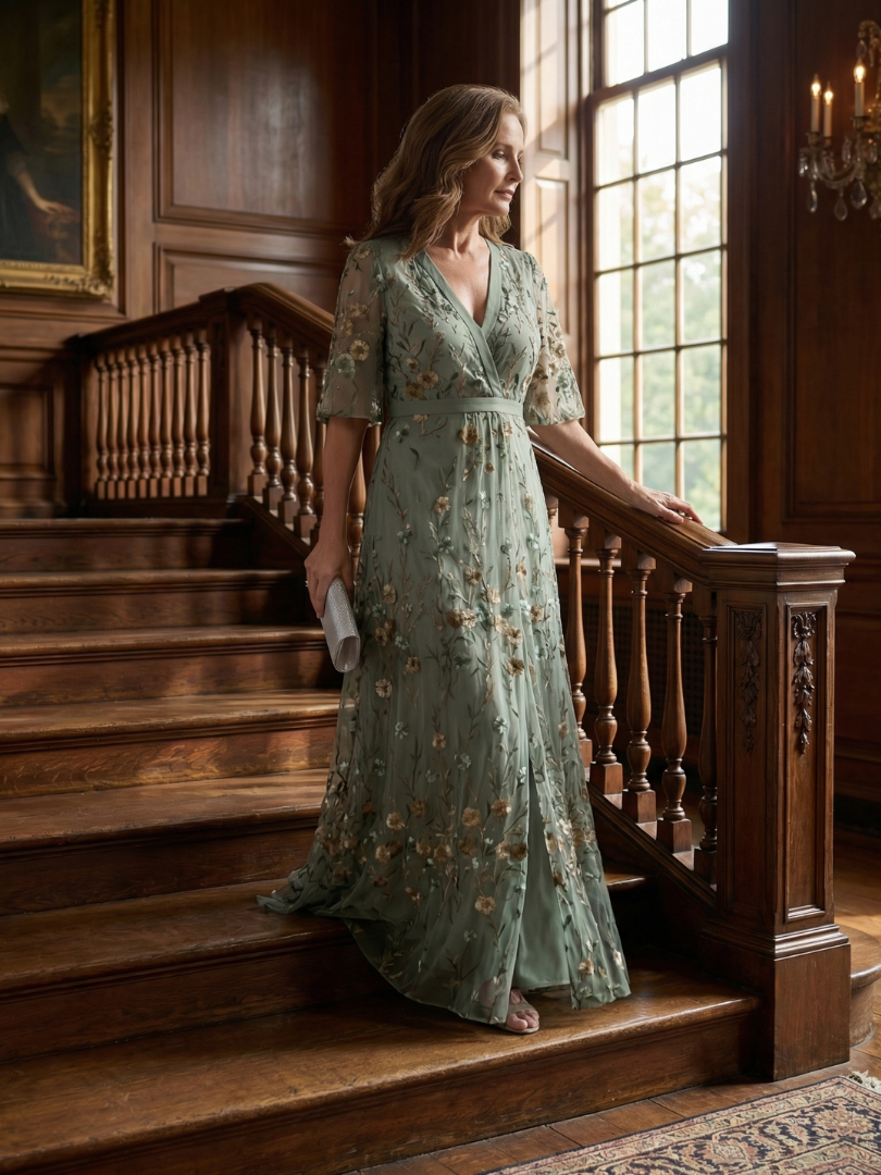 Ana | Robe maxi halter florale
