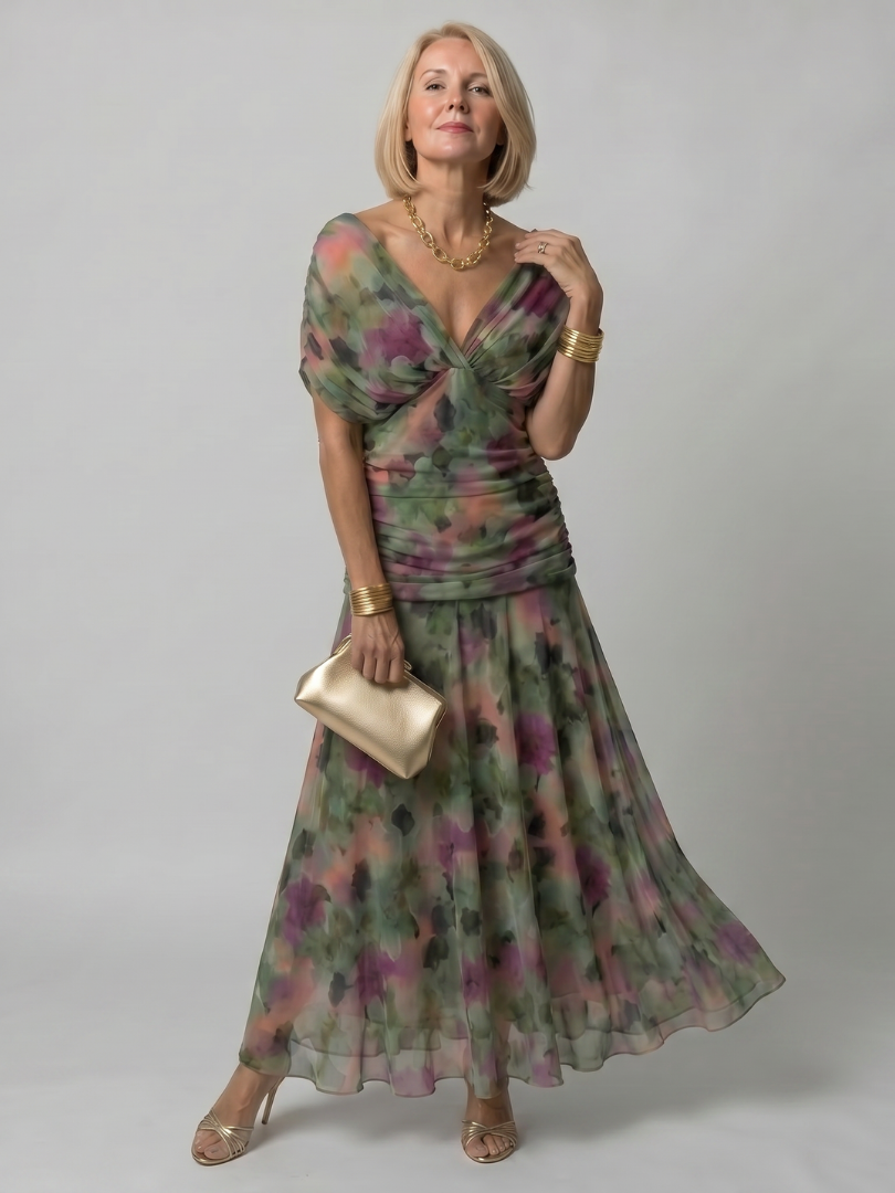 Calen | Robe Midi Décolletée