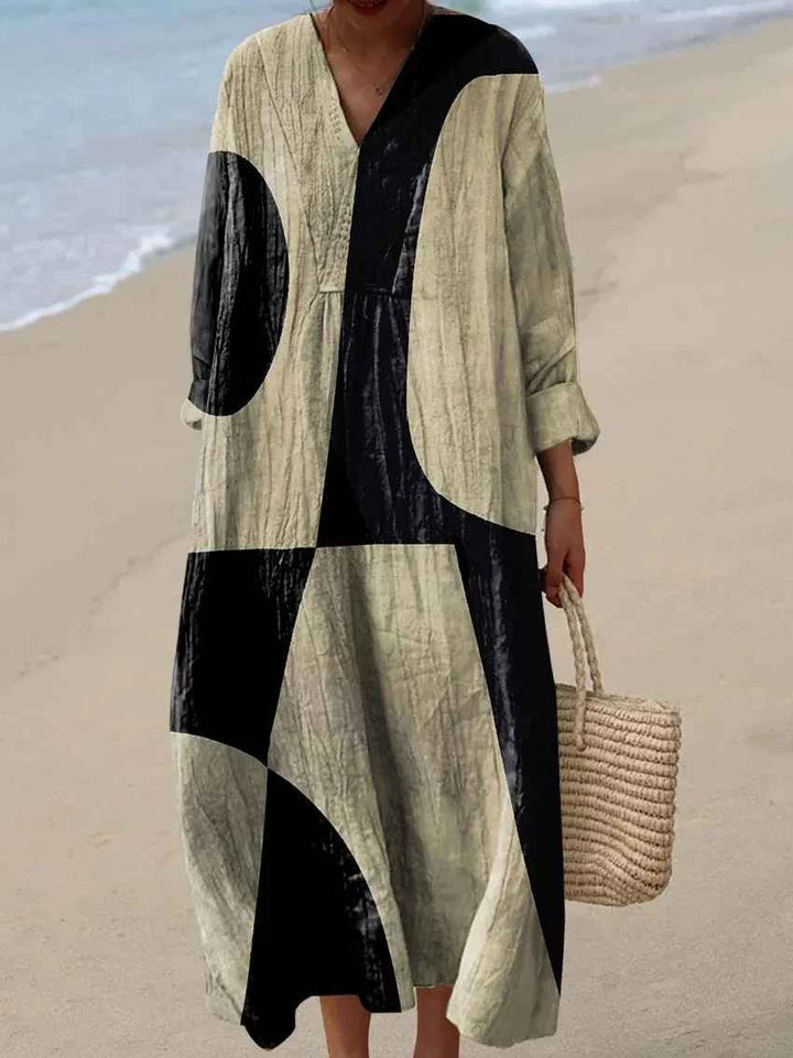 Robe imprimée brise d'été