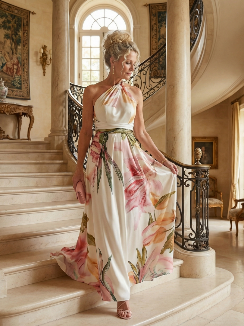 Emilia | Robe maxi florale