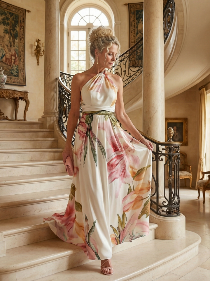 Emilia | Robe maxi florale