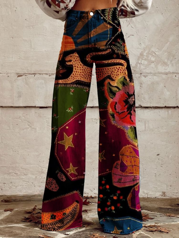 Léna - Pantalons Bohème Chic